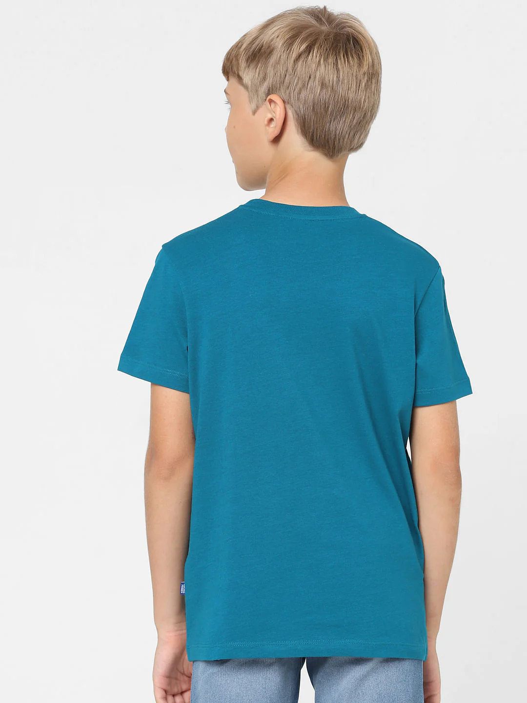 Boys Green Logo Print T-shirt - Image 4