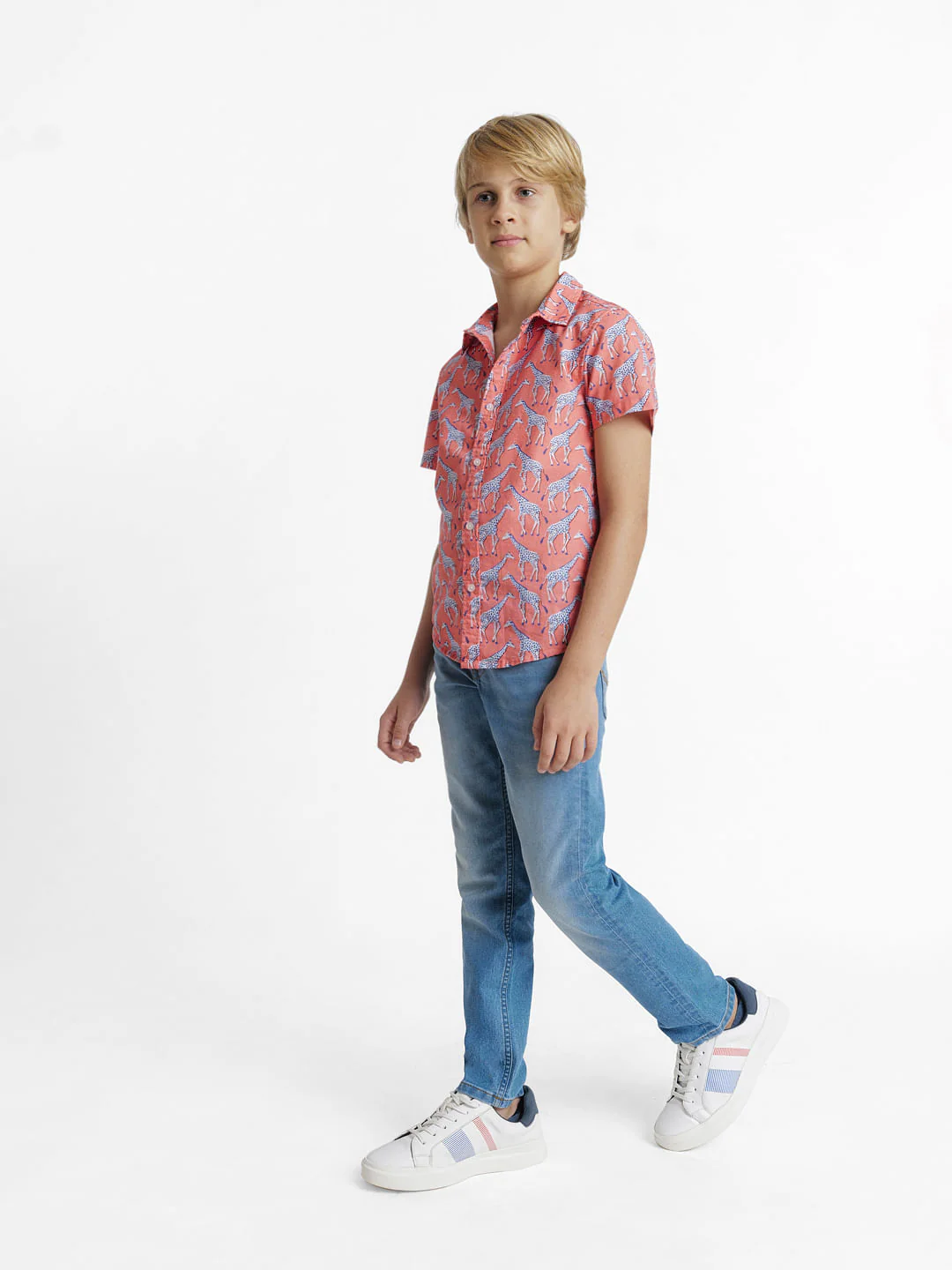 Coral Printed Short Sleeves Shirt - Image 6