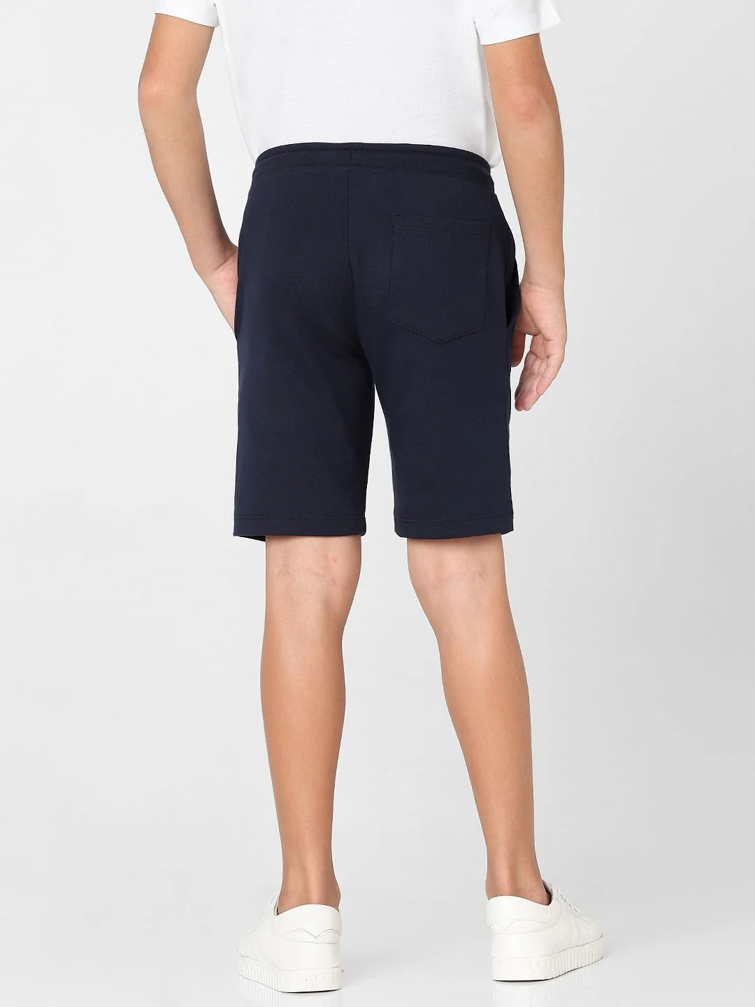 Boys Blue Drawstring Shorts - Image 3