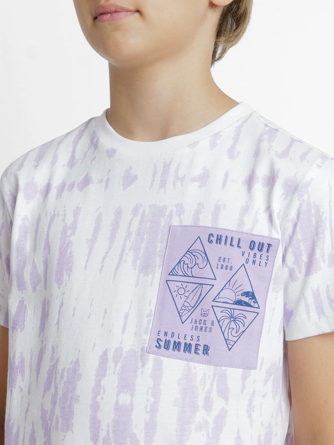 Purple Tie-Dye Co-ord Set T-shirt - Image 5
