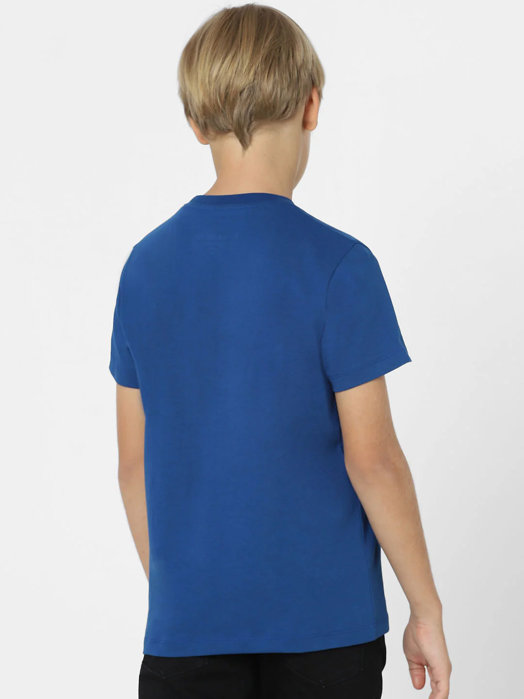 BOYS Blue Graphic Print T-shirt - Image 4