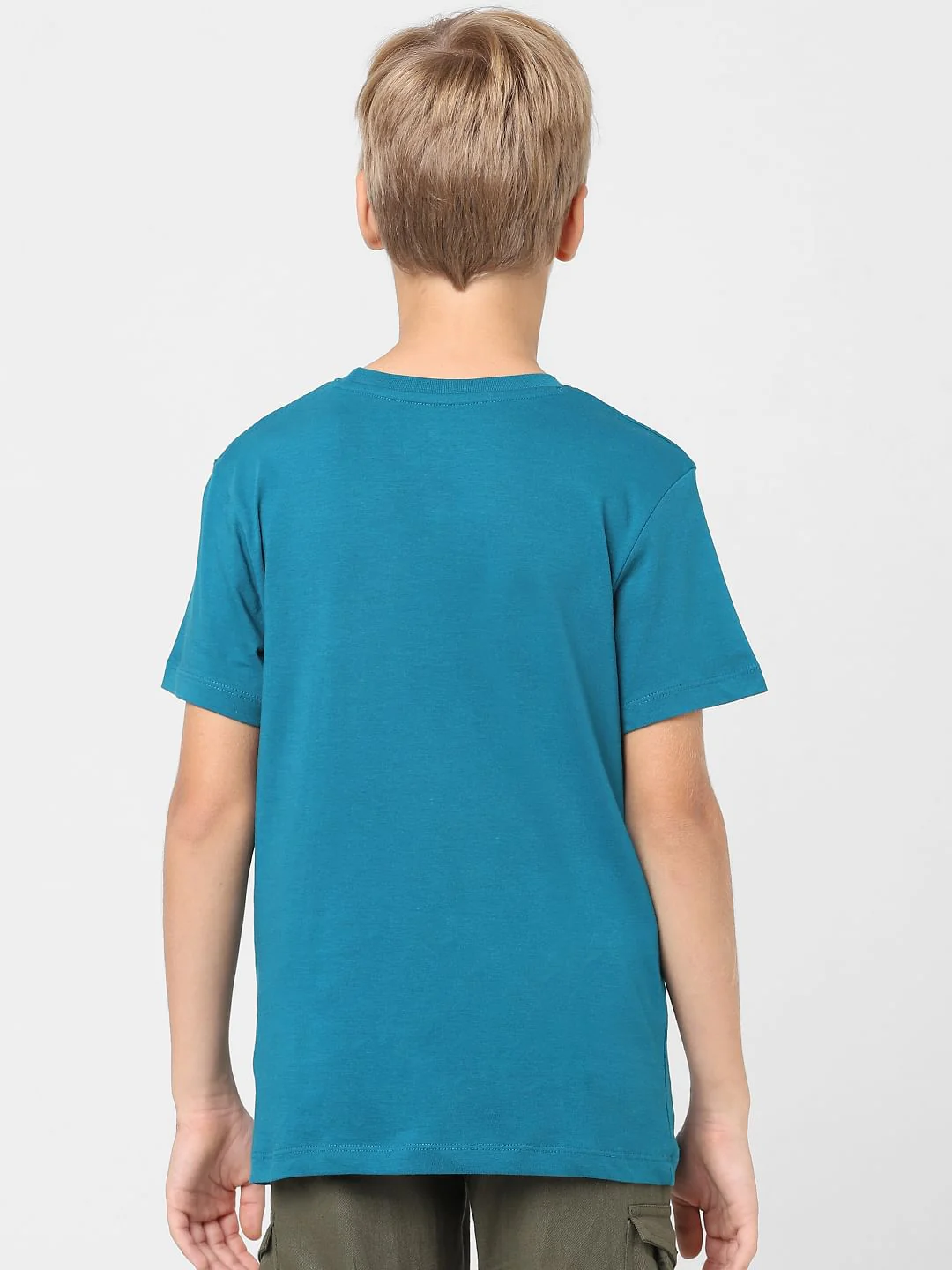 Boys Blue Graphic Print T-shirt - Image 4