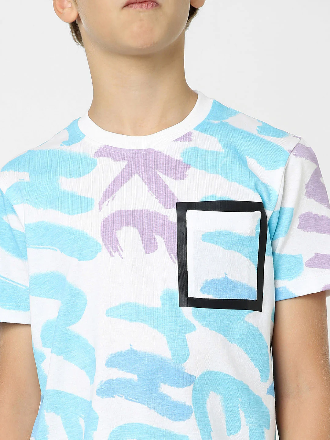 Boys White Typographic Print T-shirt - Image 5