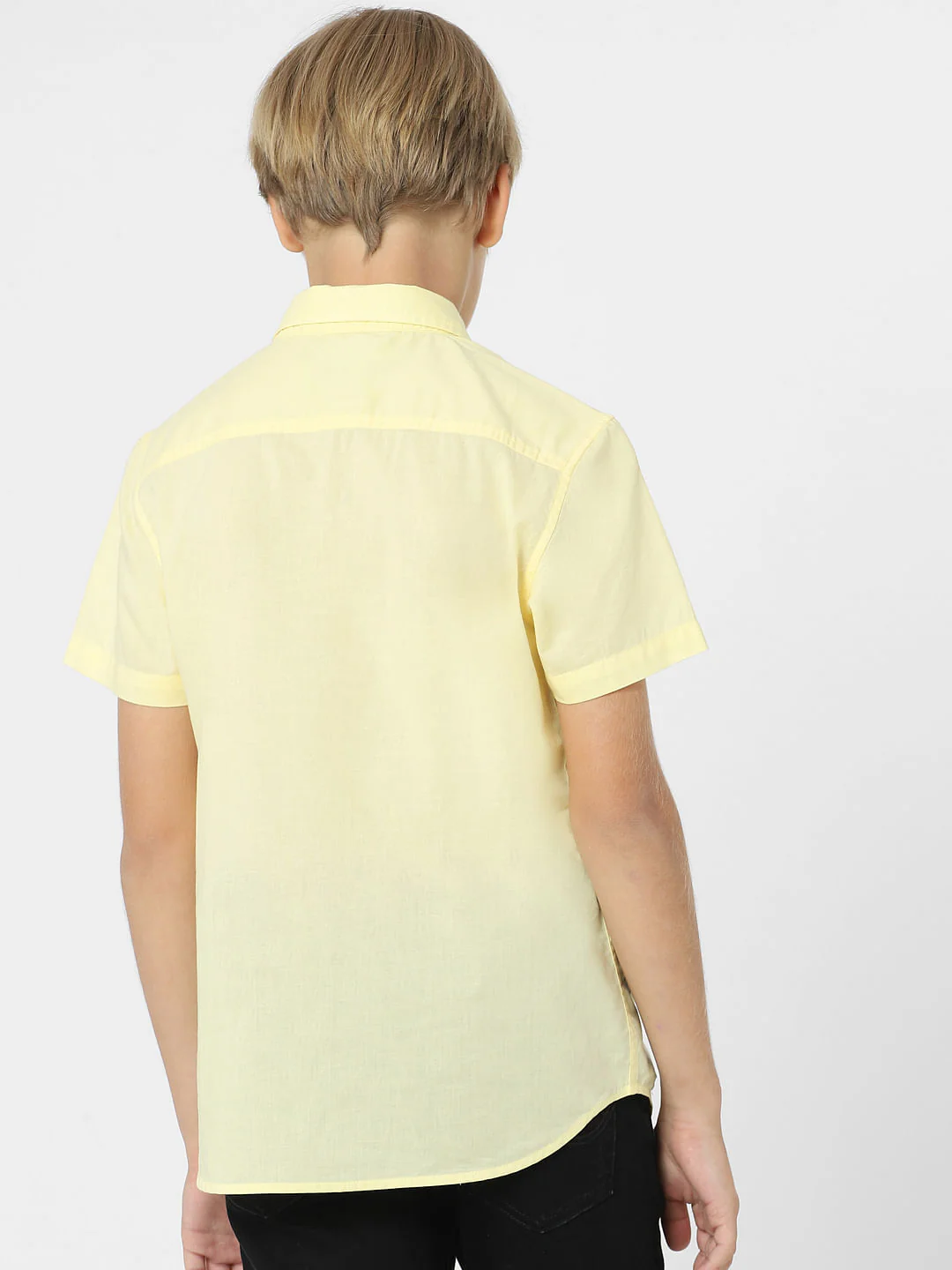 BOYS Yellow Short Sleeves Shirt - Image 4