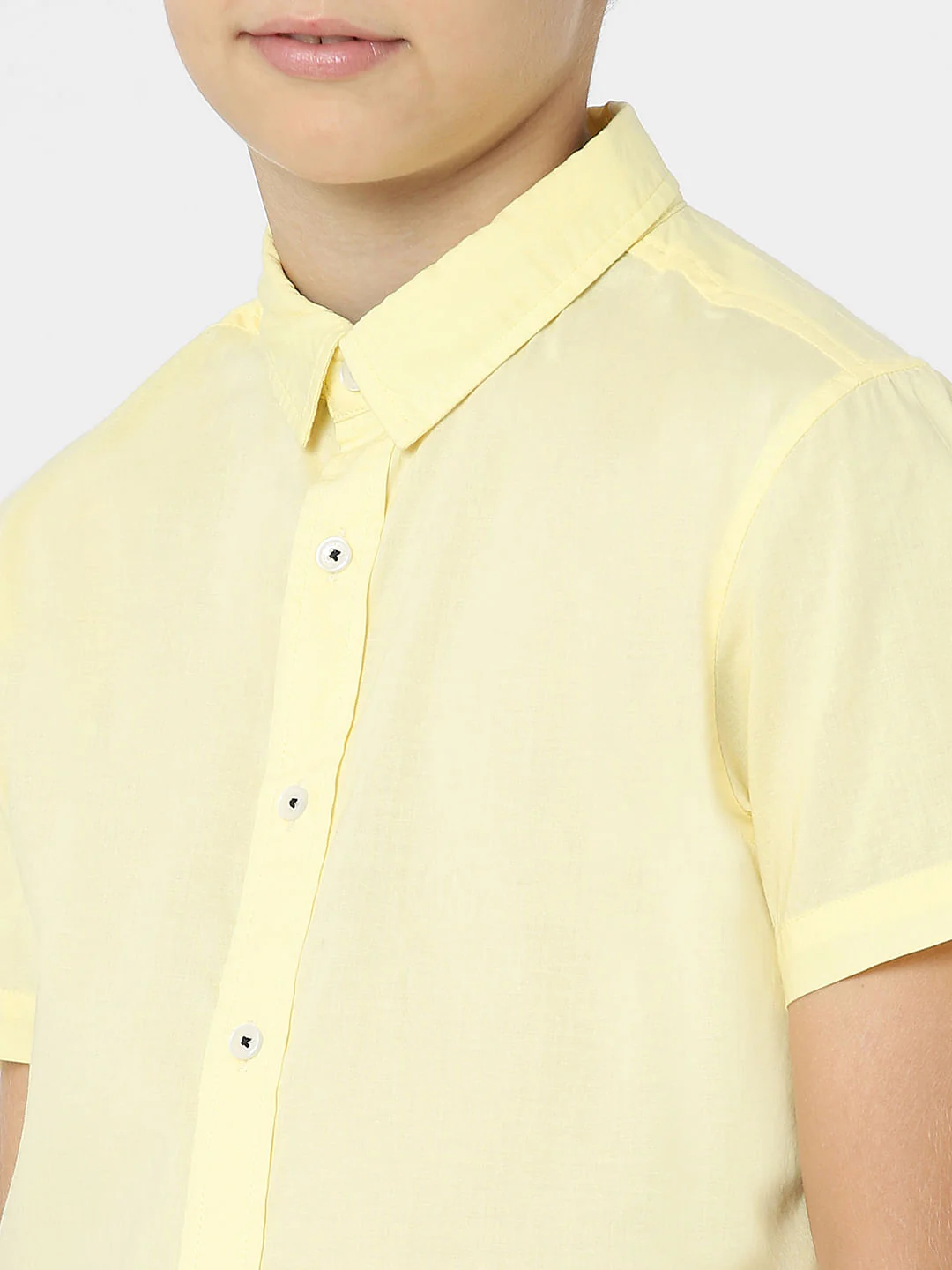 BOYS Yellow Short Sleeves Shirt - Image 5