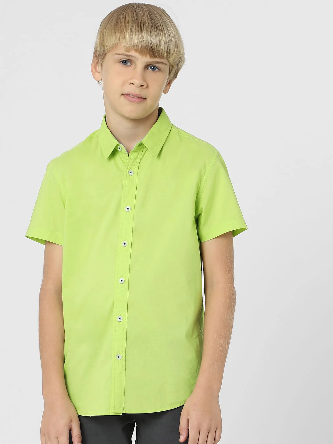 BOYS Green Short Sleeves Shirt - Image 2