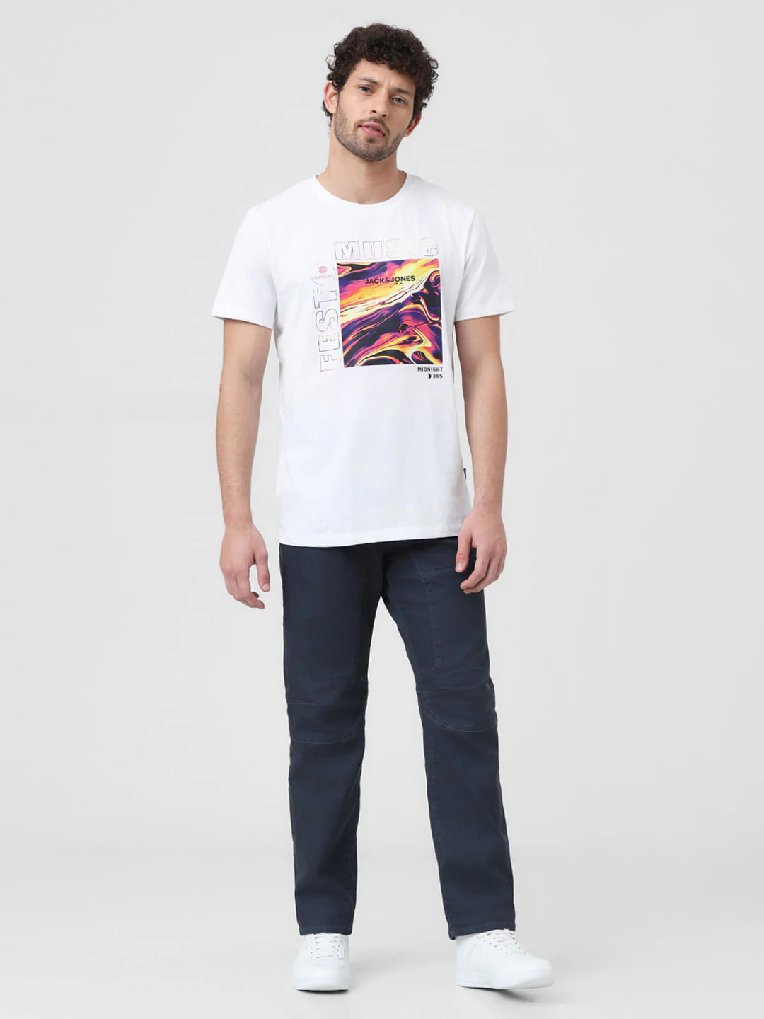 X Sunburn White Music Fest Printed T-shirt - Image 6