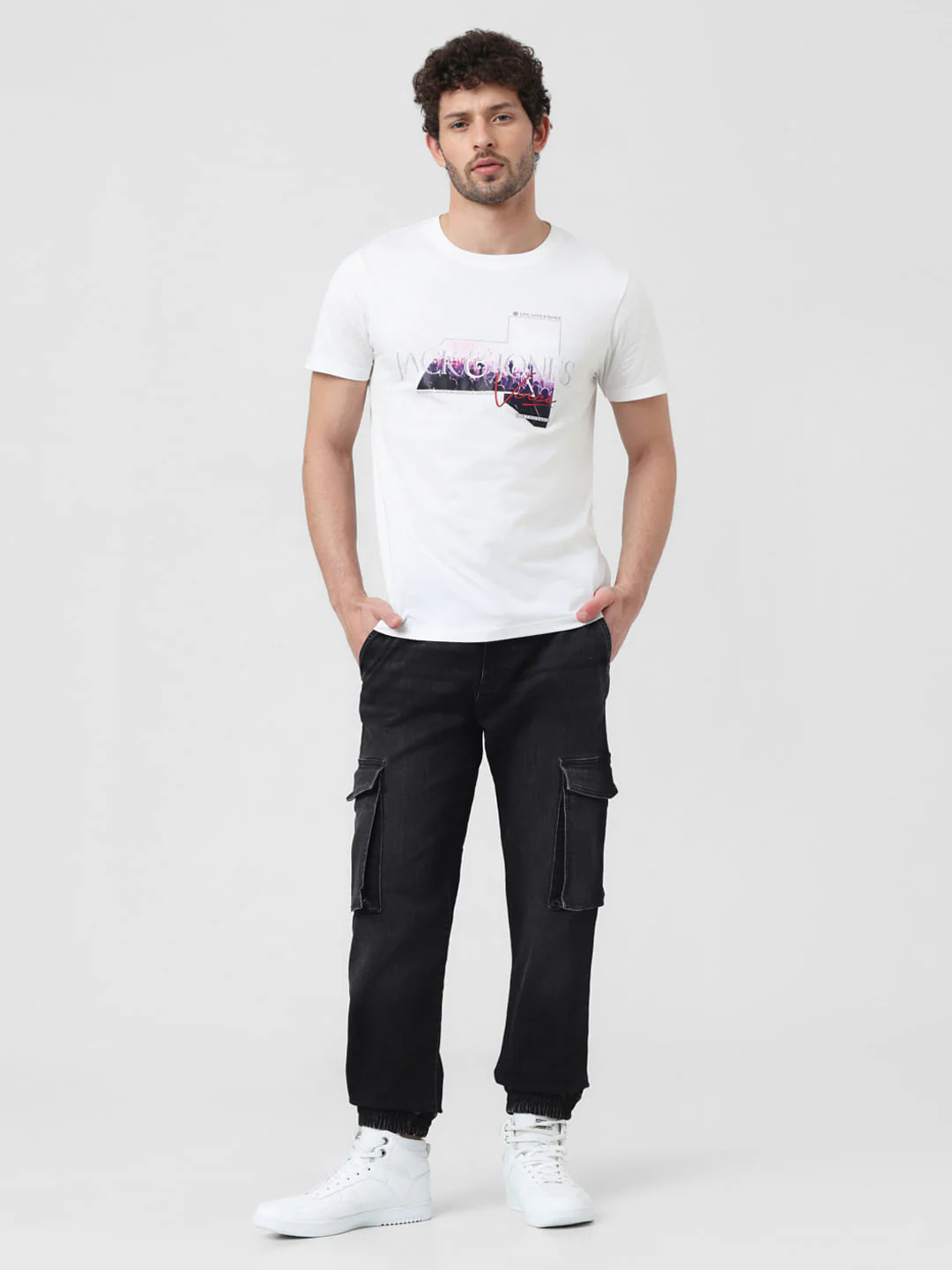 X Sunburn White Printed T-shirt - Image 6