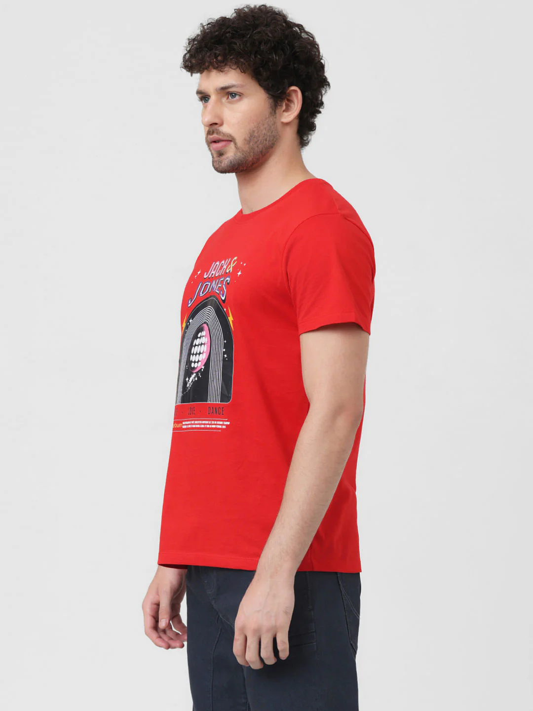 X Sunburn Red Crew Neck T-shirt - Image 3