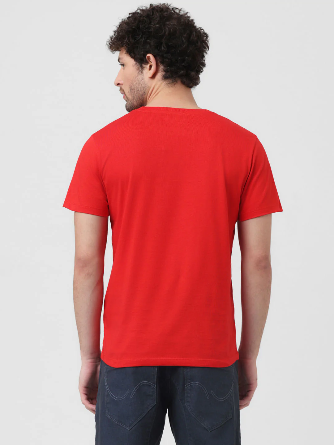 X Sunburn Red Crew Neck T-shirt - Image 4