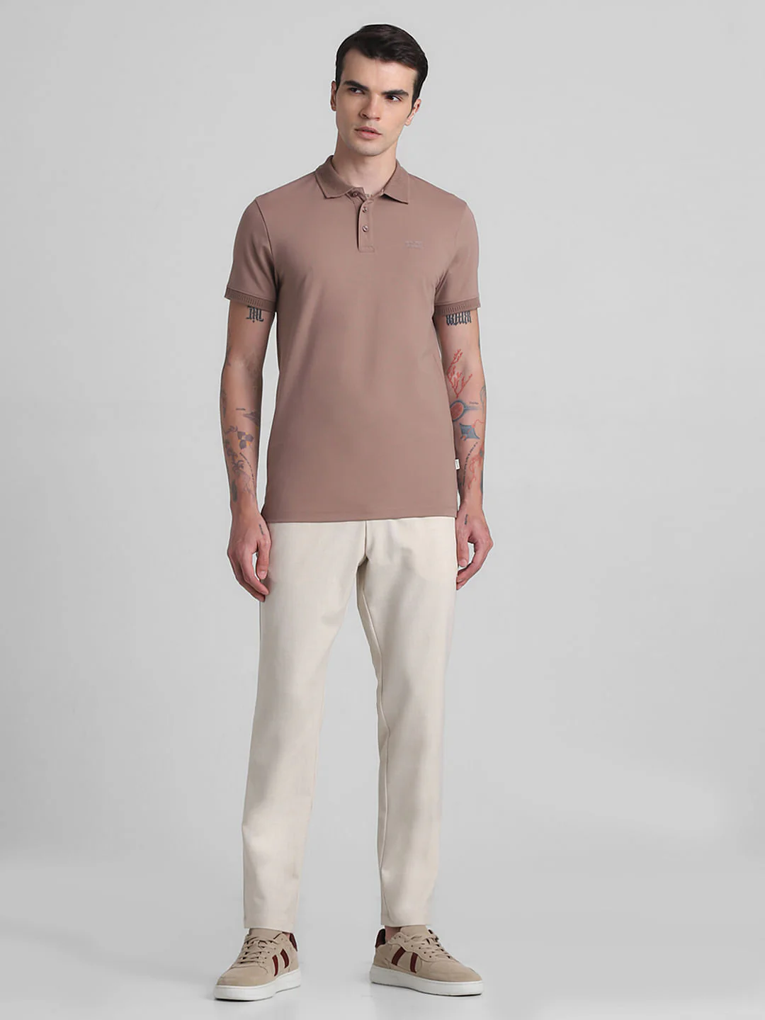 Brown Polo T-shirt - Image 6