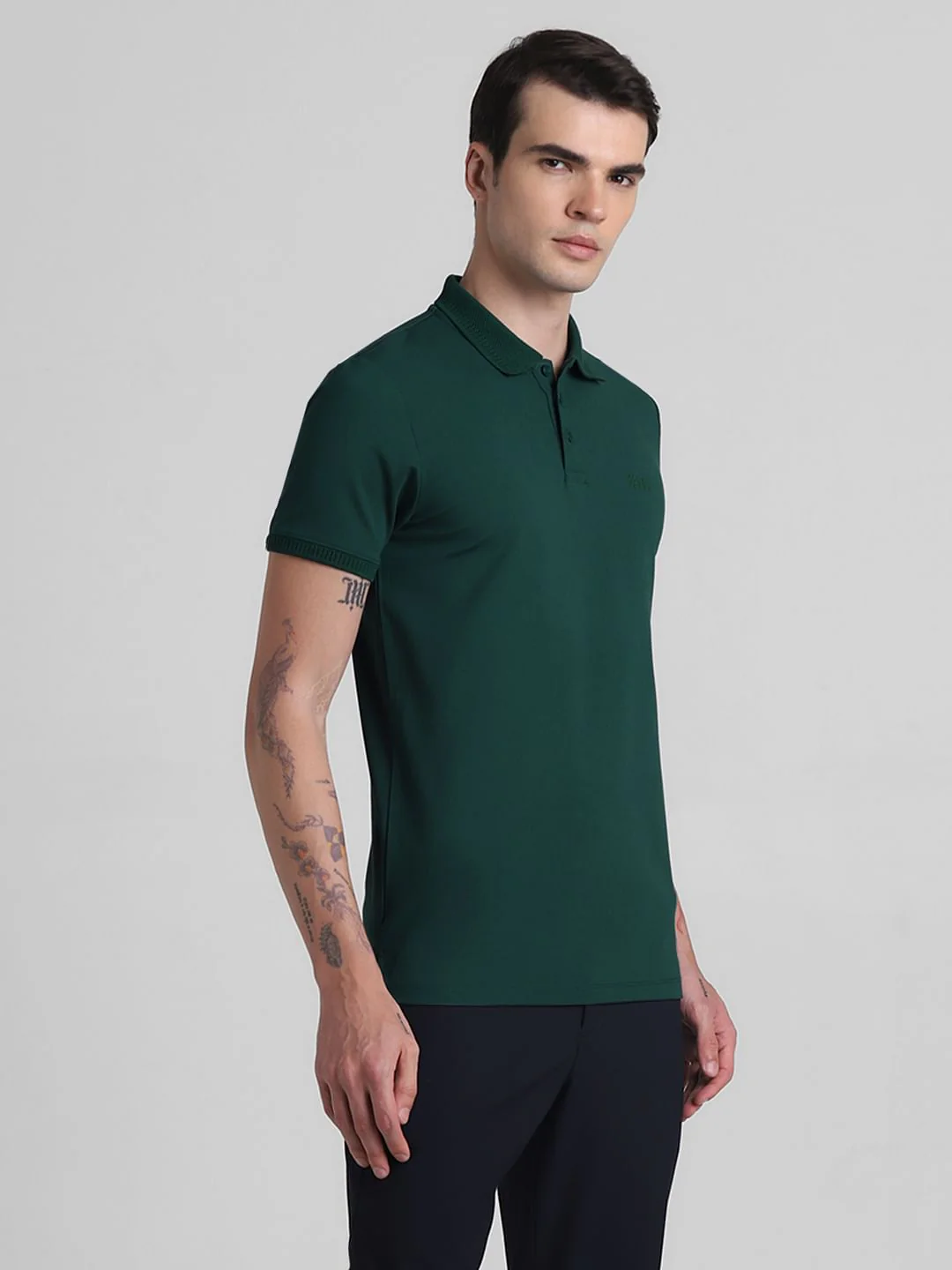 Dark Green Polo T-shirt - Image 3