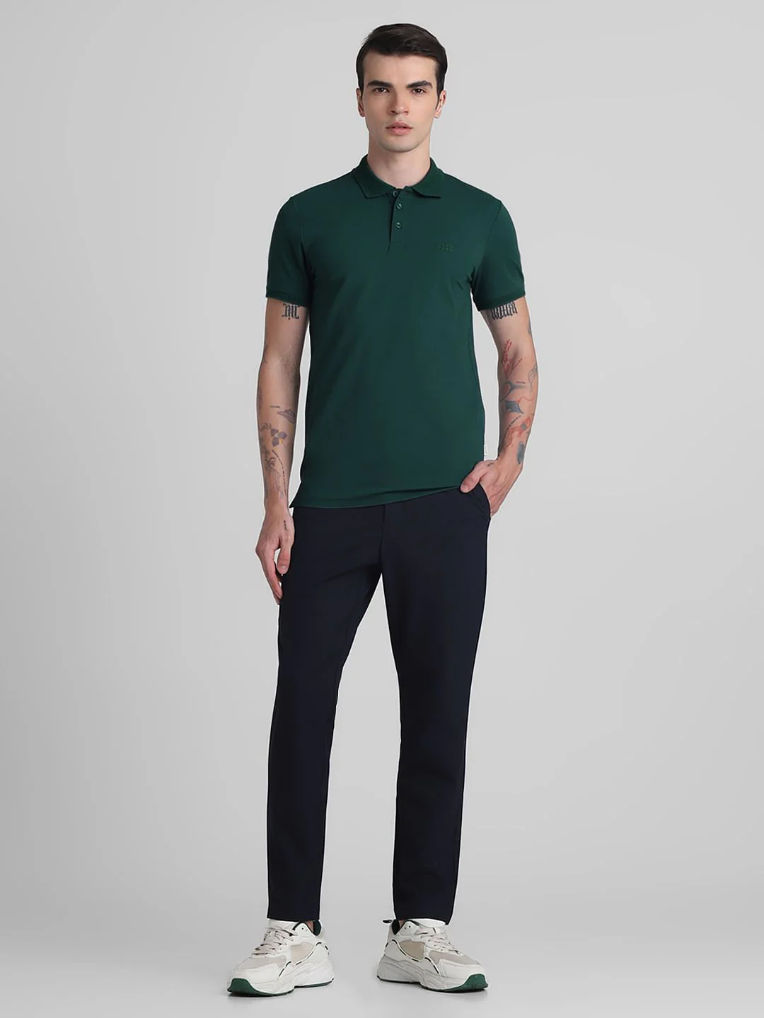 Dark Green Polo T-shirt - Image 6