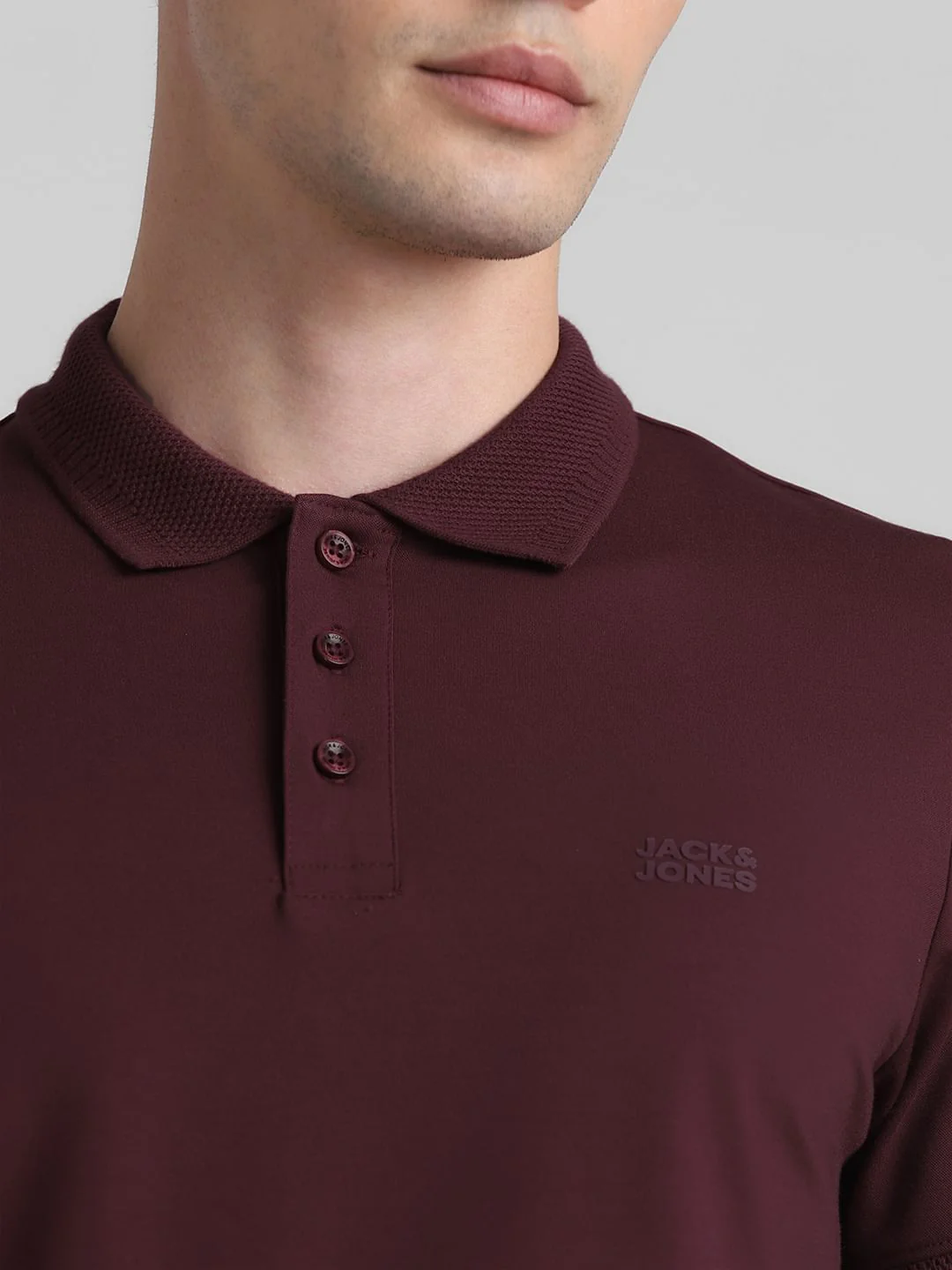 Dark Red Polo T-shirt - Image 5