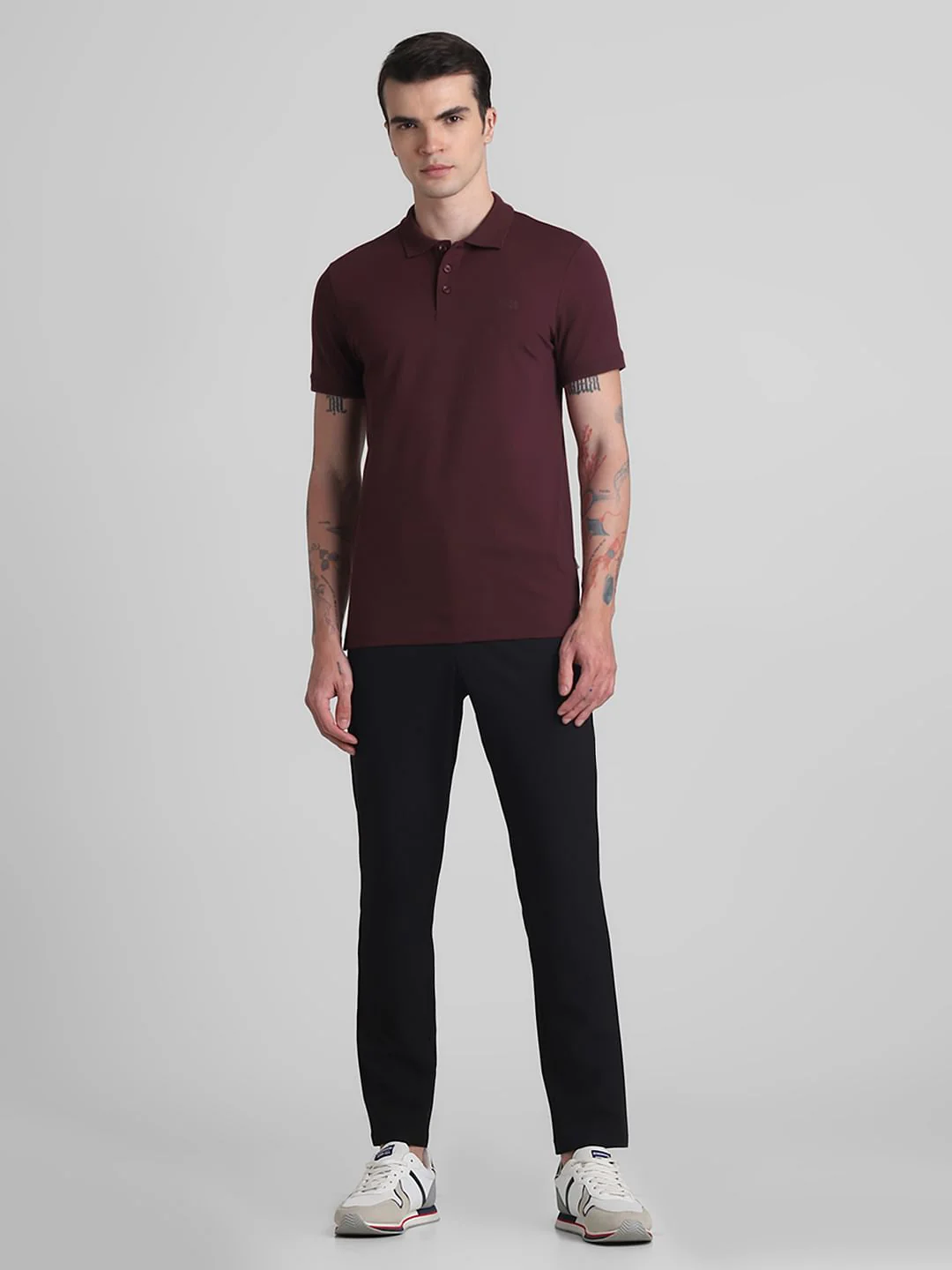 Dark Red Polo T-shirt - Image 6