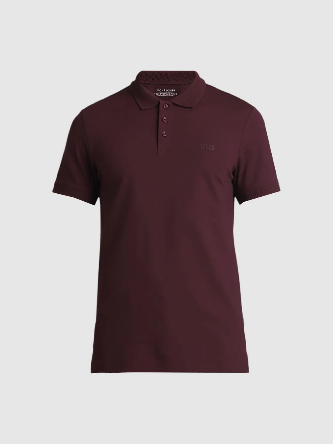 Dark Red Polo T-shirt - Image 7