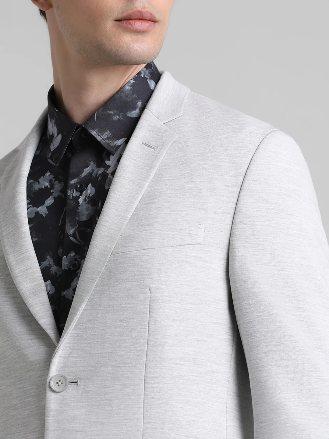 Light Grey Double Button Blazer - Image 5