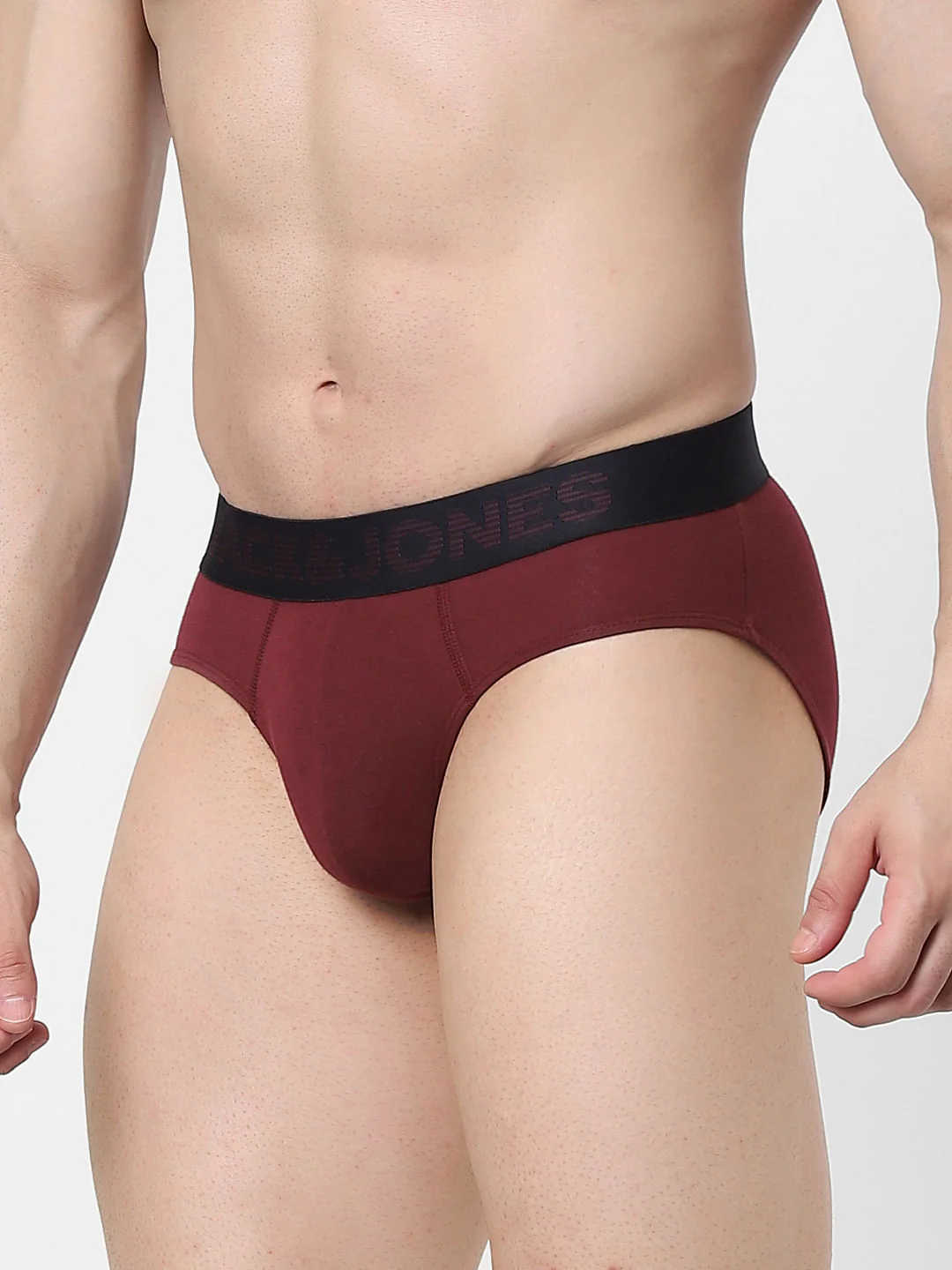 Maroon Logo Print Briefs - Image 2