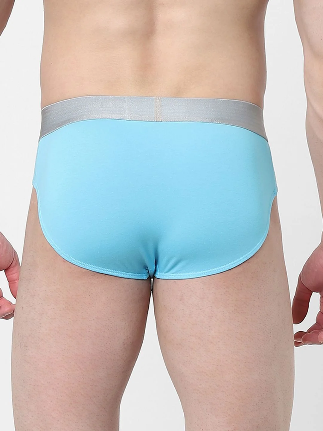 Blue Logo Print Briefs - Image 3