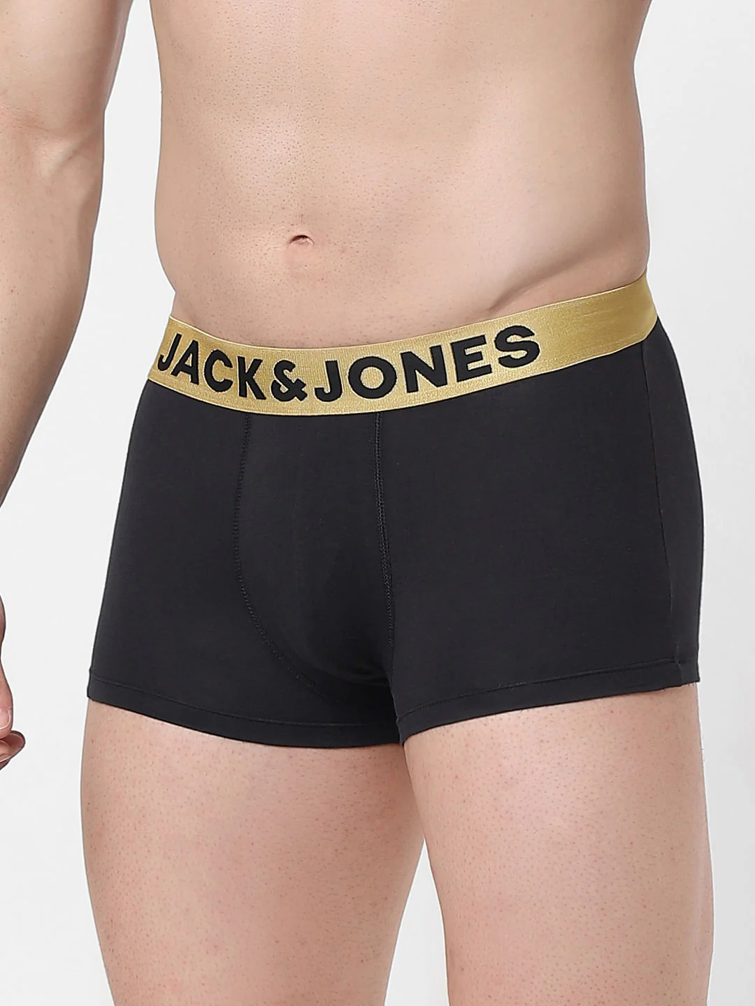 Black Logo Print Trunks - Image 2