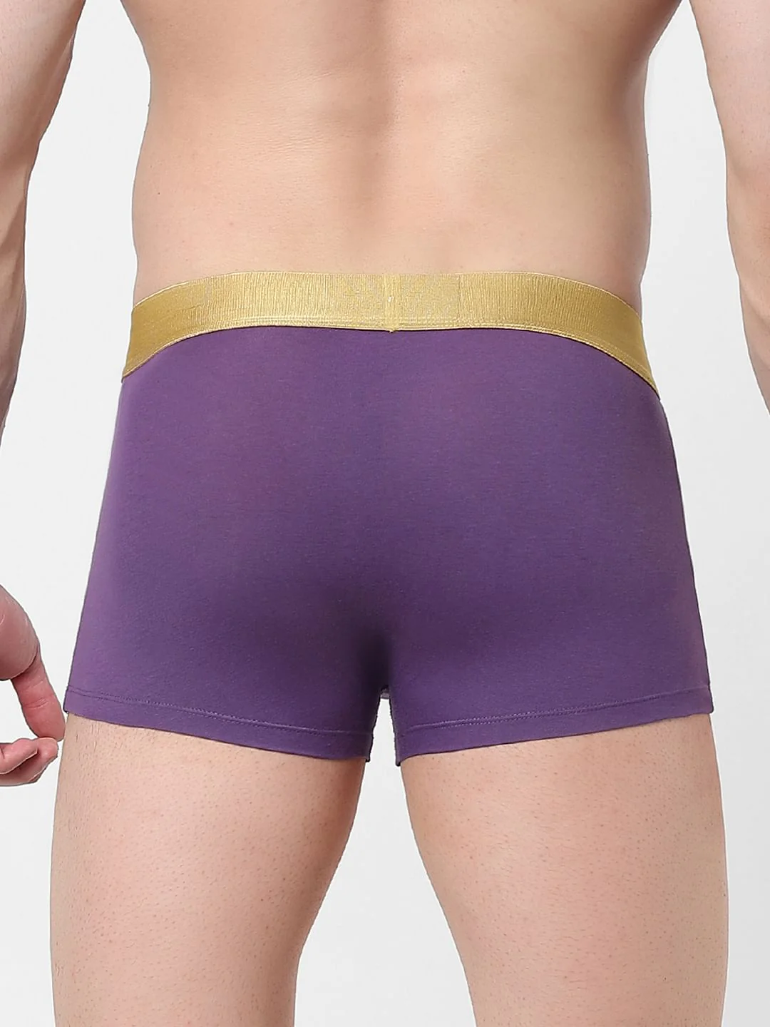 Purple Logo Print Trunks - Image 3