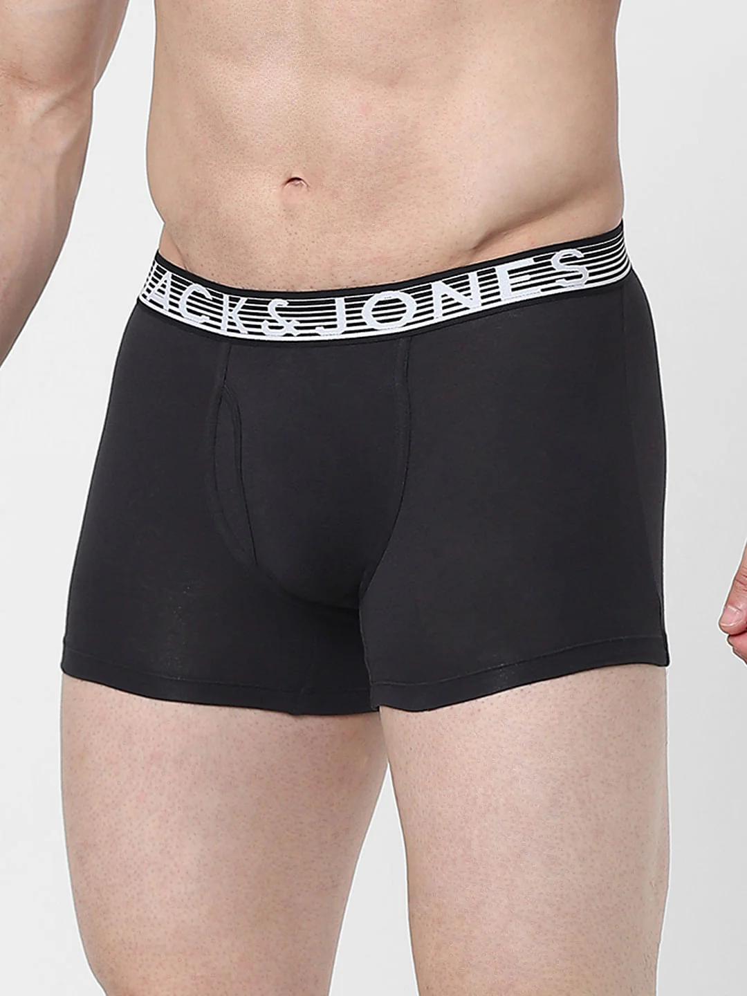 Black Logo Print Trunks - Image 2