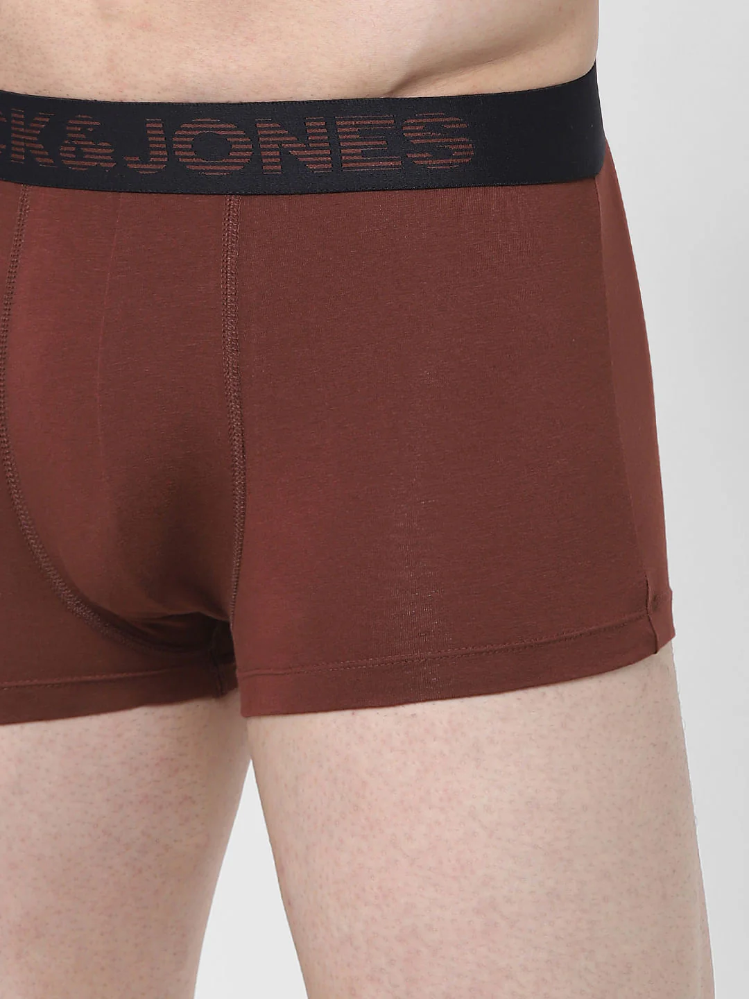Brown Logo Print Trunks - Image 4