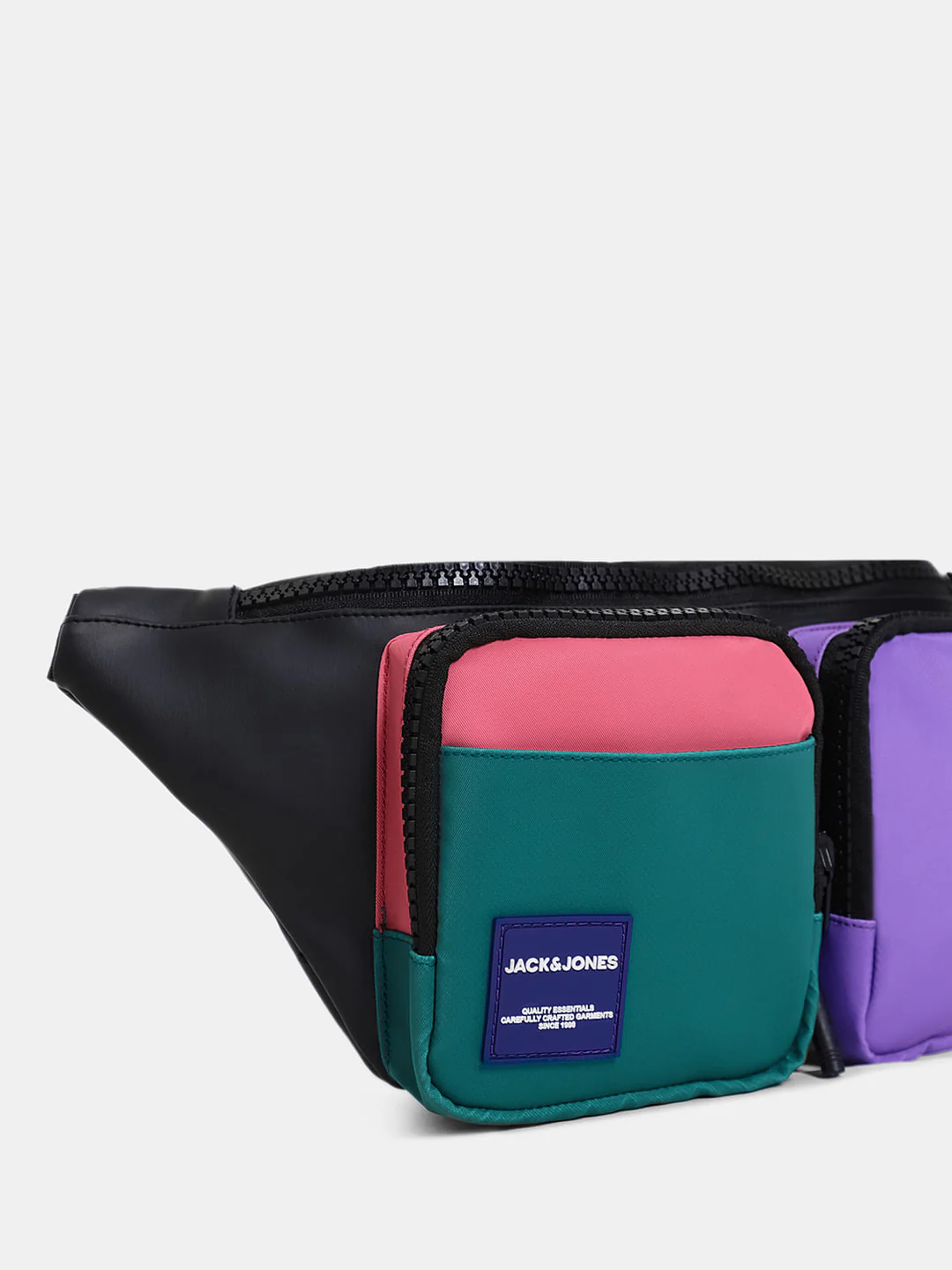 Black Colourblocked Chestpack - Image 4