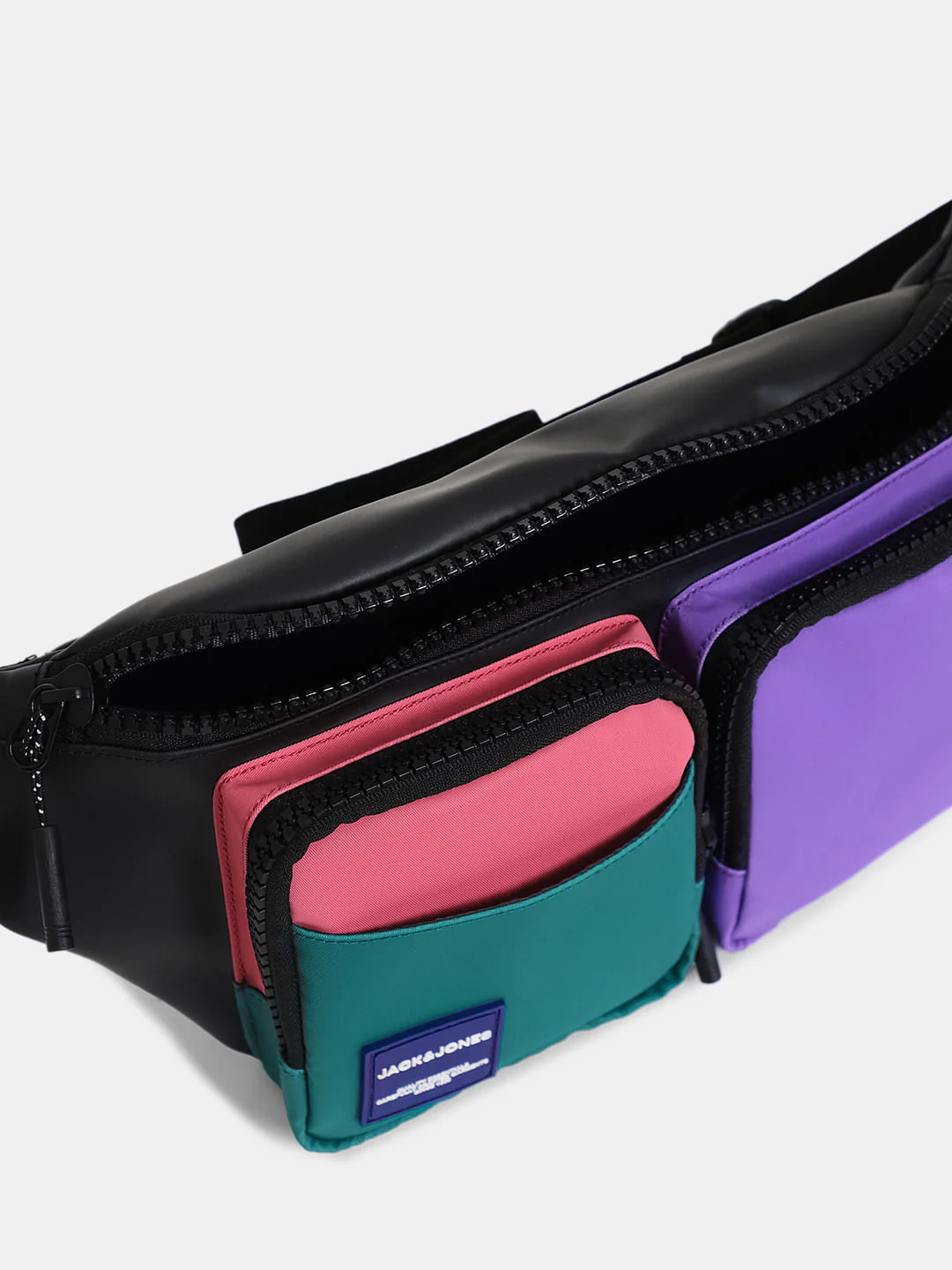 Black Colourblocked Chestpack - Image 5