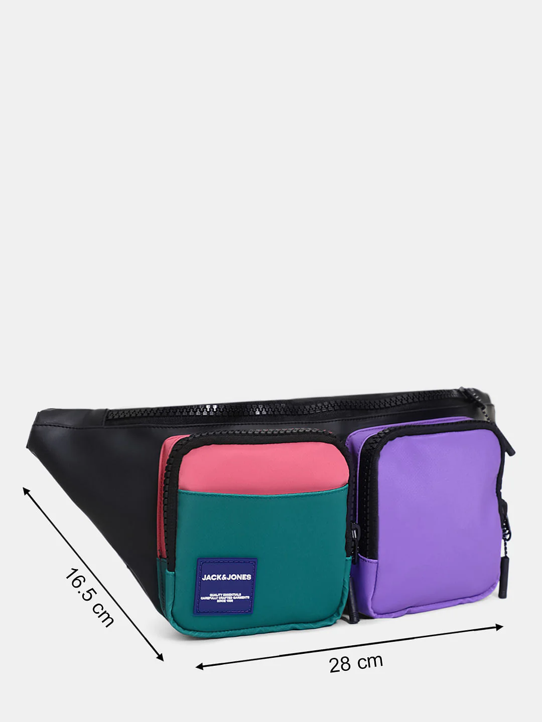 Black Colourblocked Chestpack - Image 6