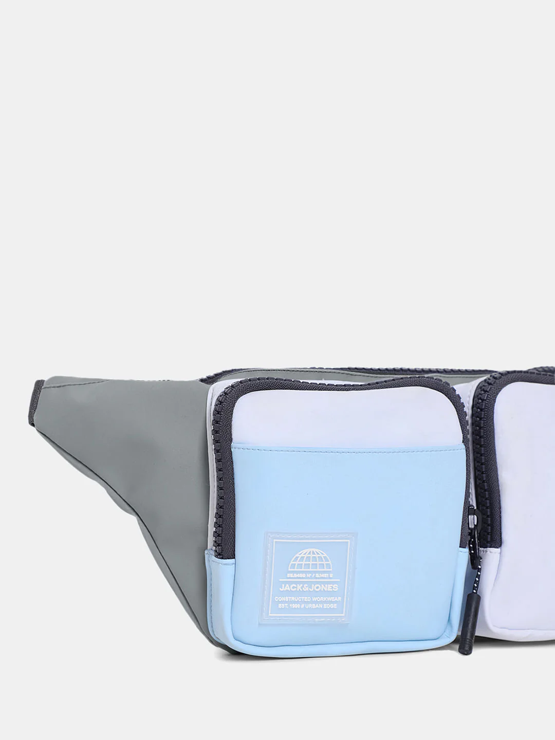 Grey Colourblocked Chestpack - Image 4