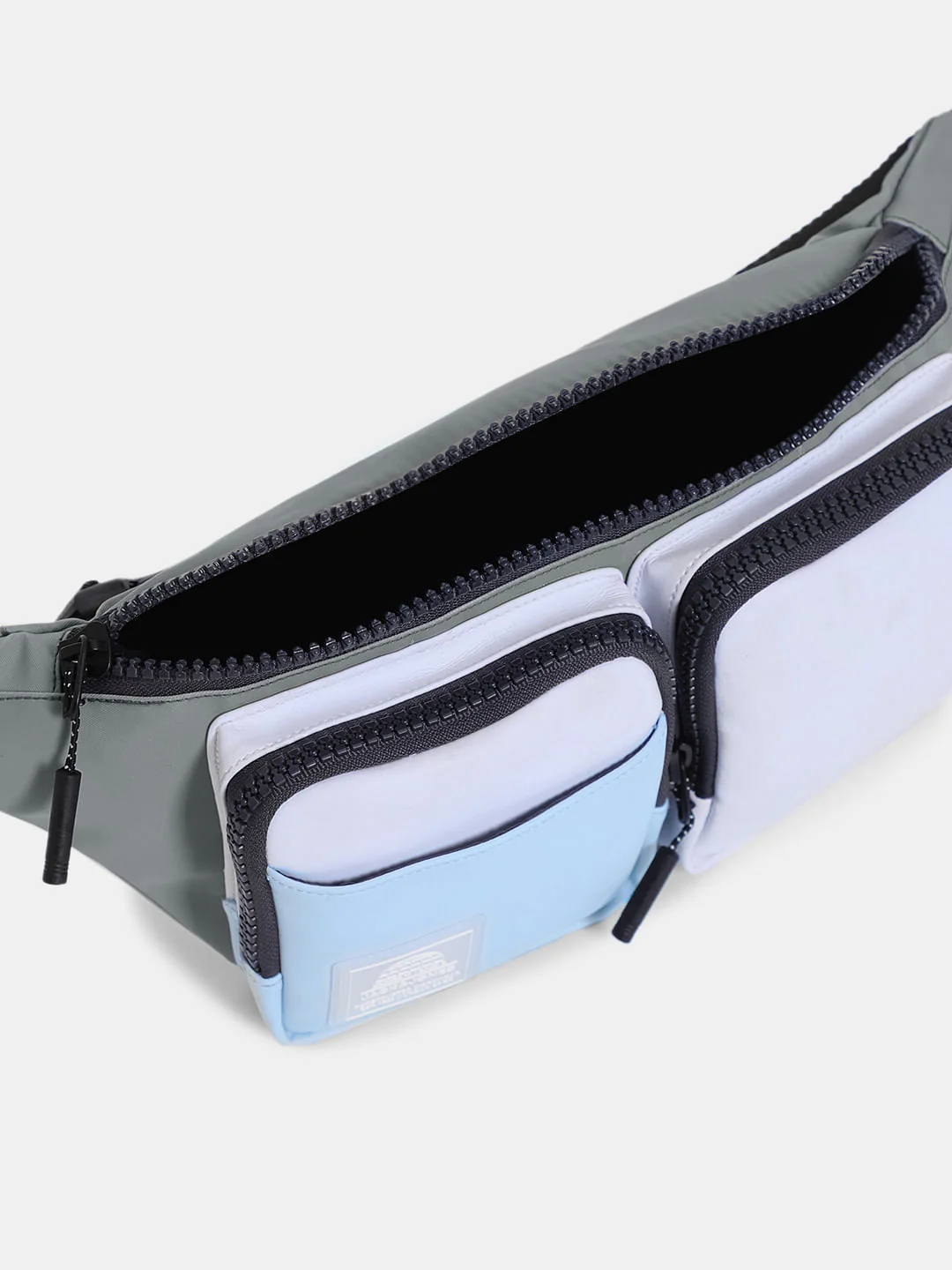Grey Colourblocked Chestpack - Image 5