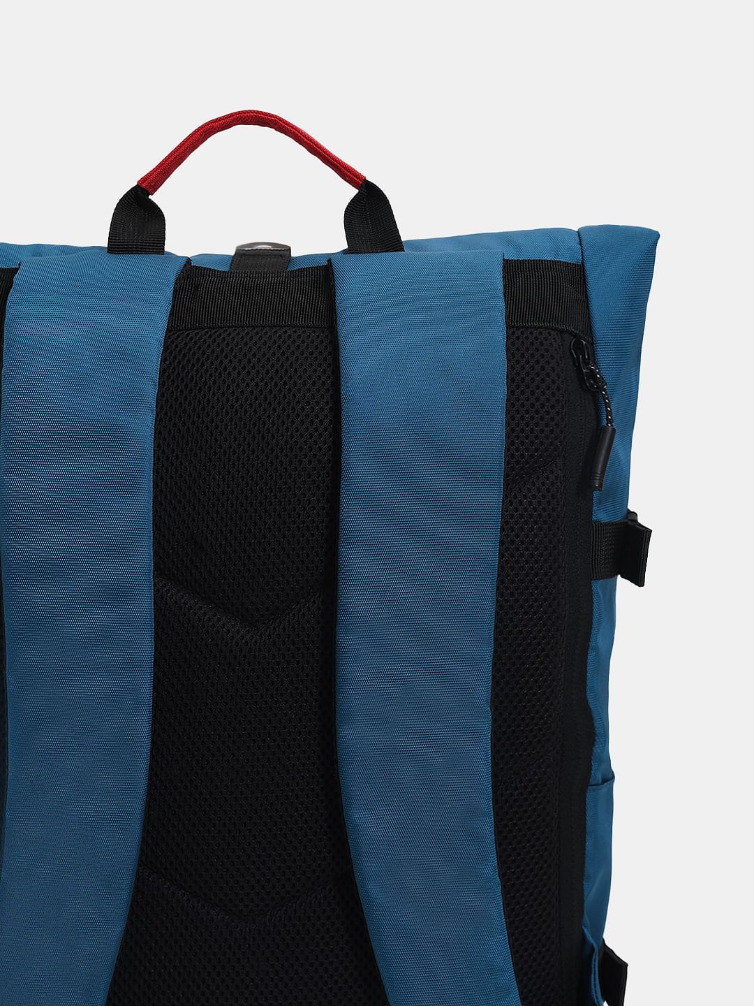 Blue Roll Top Backpack - Image 5