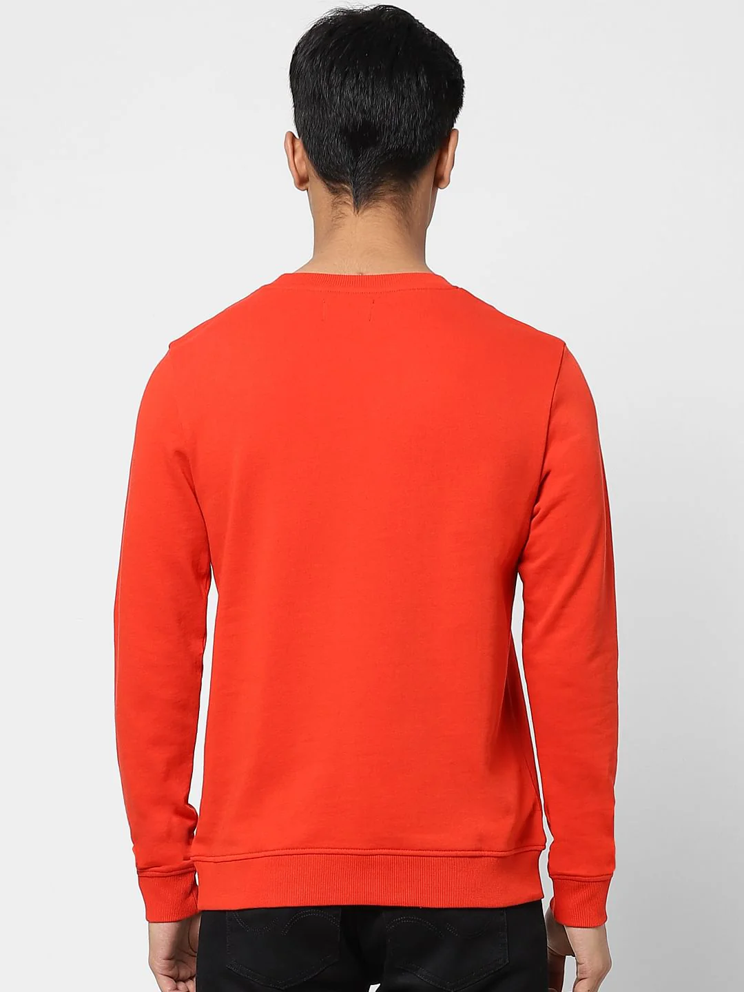 Red Logo Print Sweatshirt - Image 4