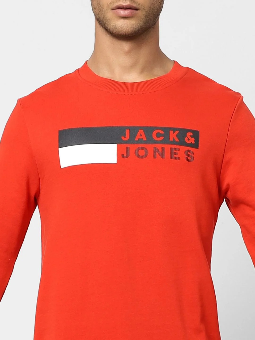 Red Logo Print Sweatshirt - Image 6