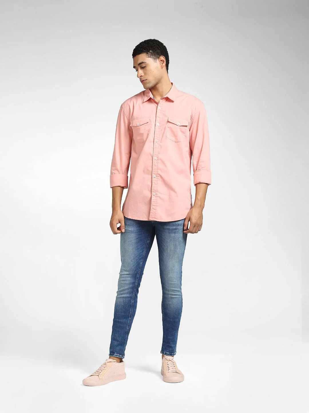 Pink Full Sleeves Shirt - Image 6