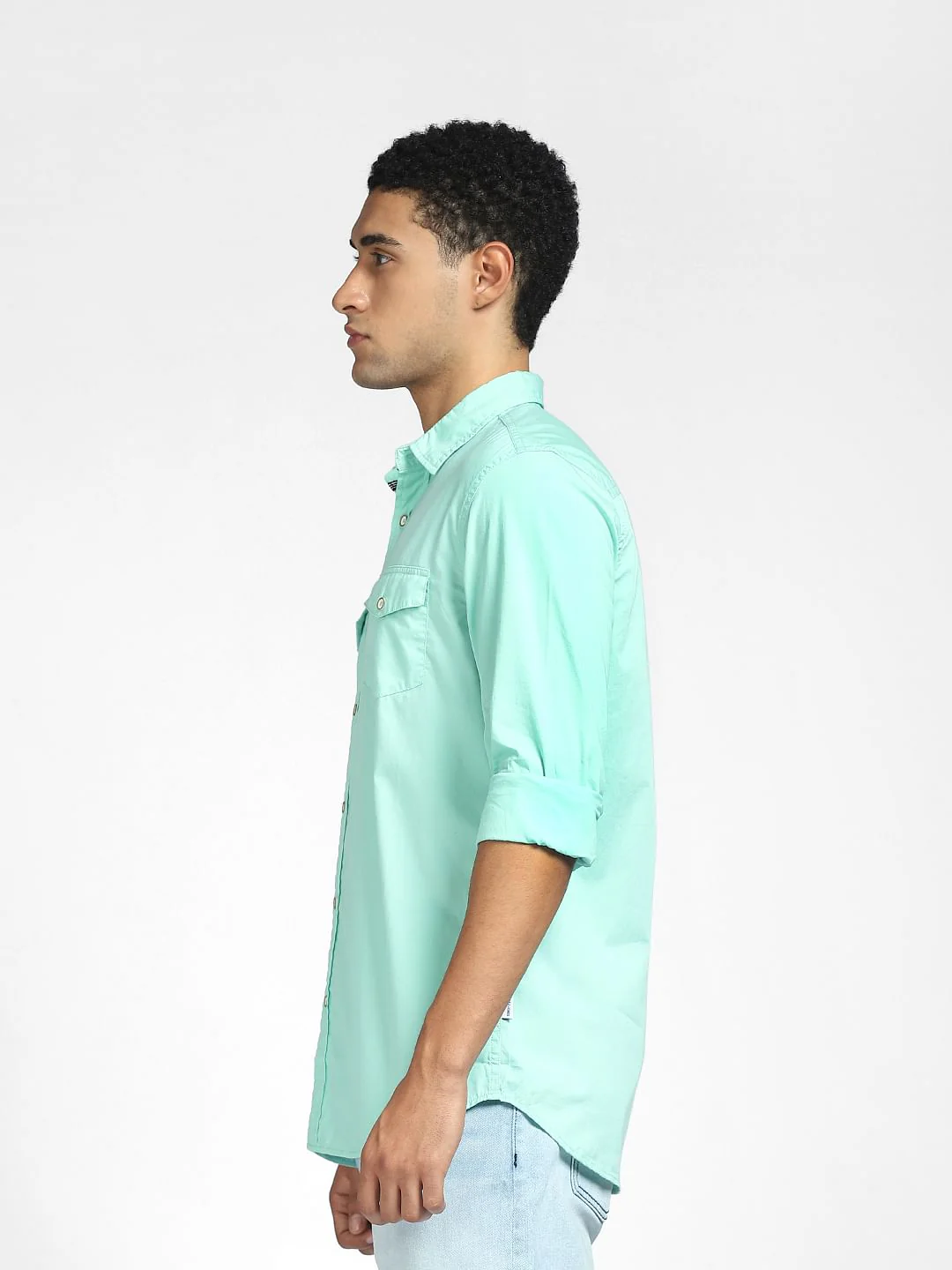 Green Full Sleeves Shirt - Image 3