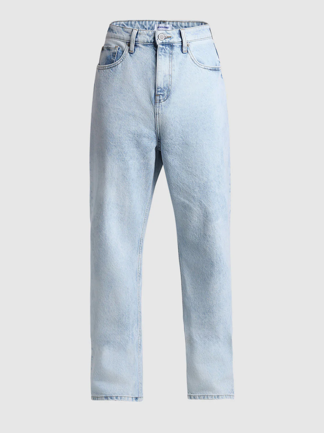 Light Blue High Rise Dario Loose Fit Jeans - Image 6