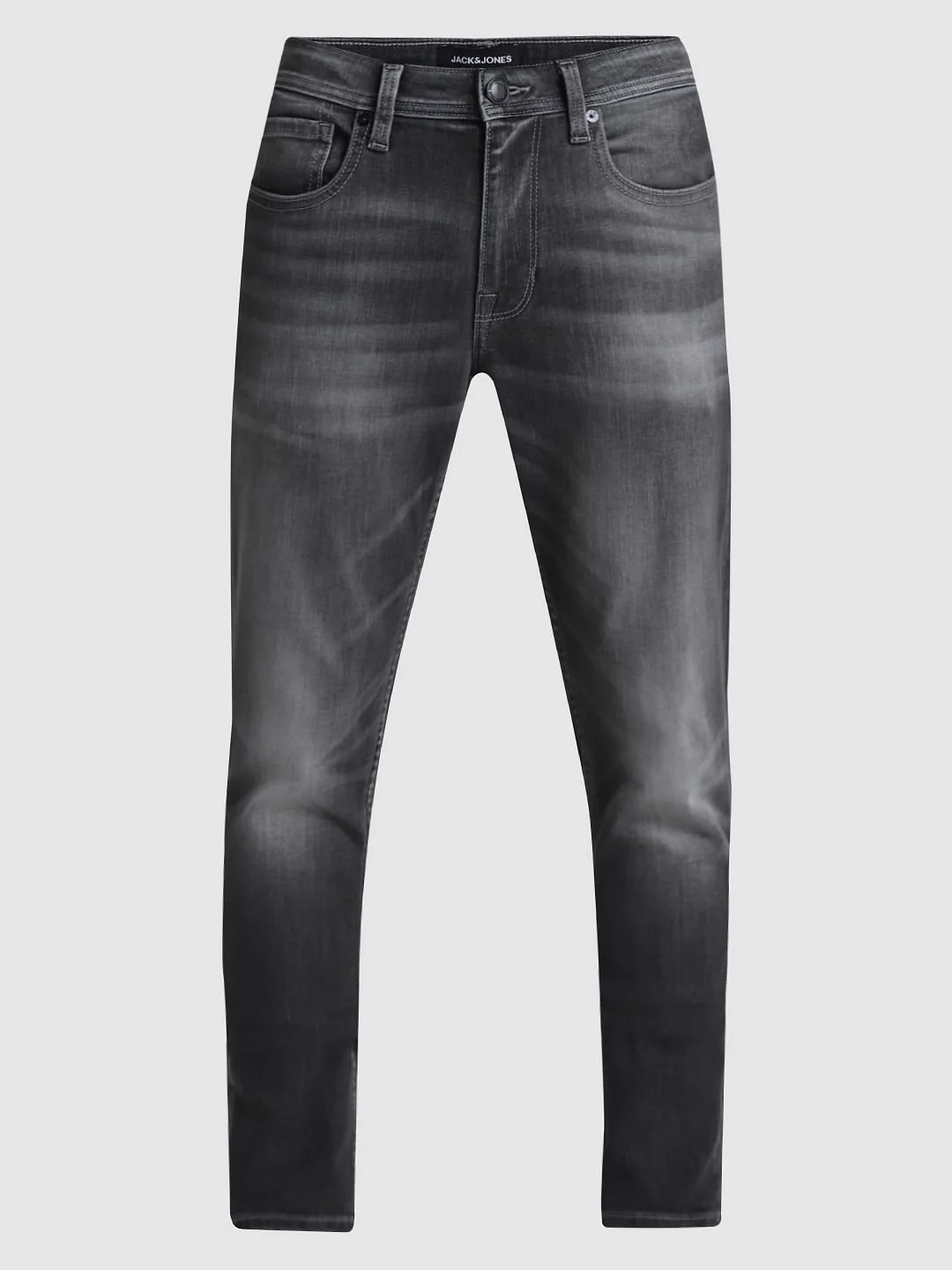 Grey Mid Rise Washed Slim Fit Jeans - Image 6