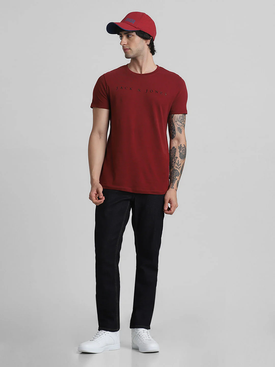 Dark Blue Low Rise Slim Fit Jeans - Image 5