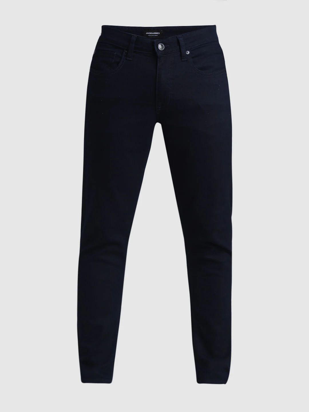 Dark Blue Mid Rise Brak Slim Fit Jeans - Image 6