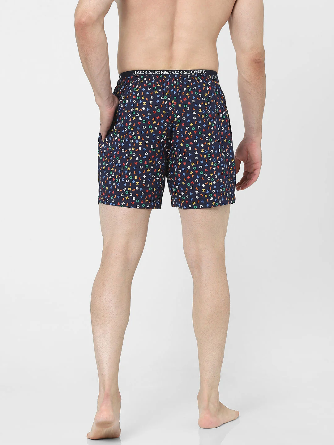 Navy Blue All Over Print Boxers - Image 3