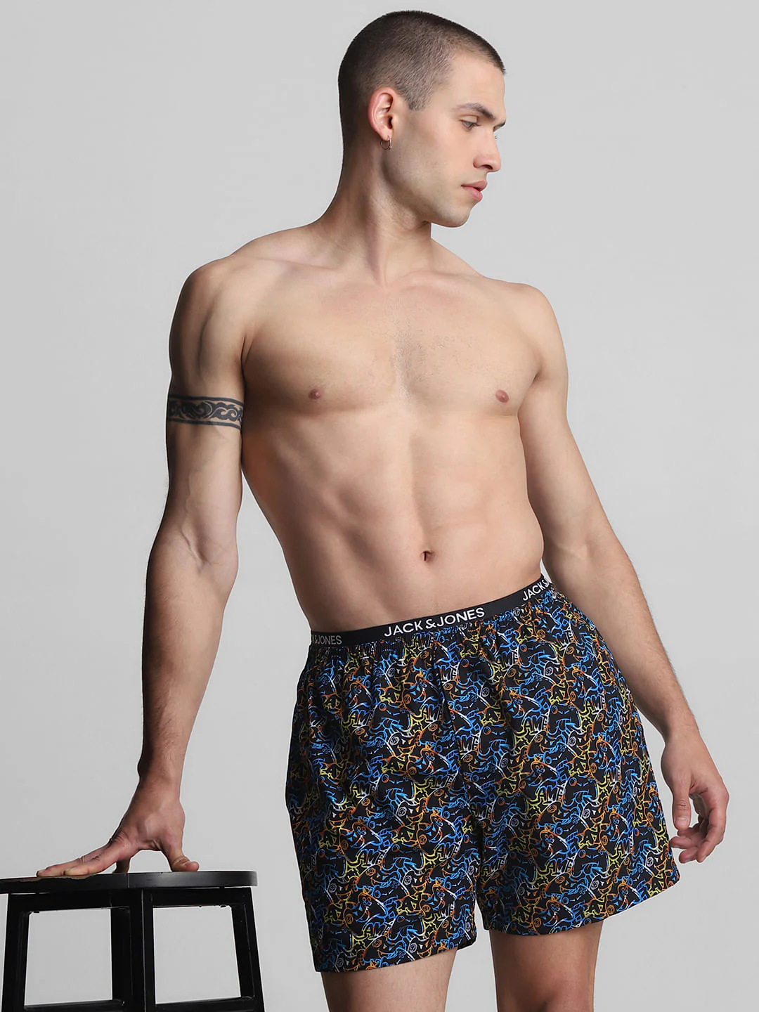 Black Gaming Console Printed Boxers - Image 5