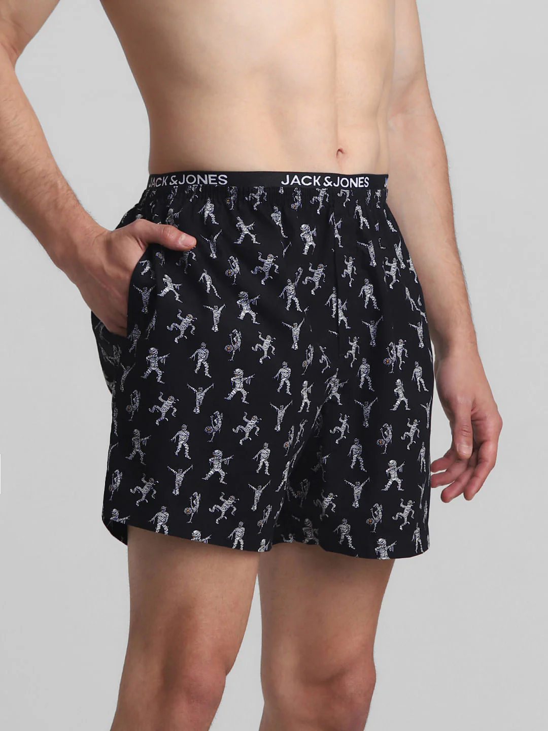 Black Dancing Mummy Print Boxers - Image 2