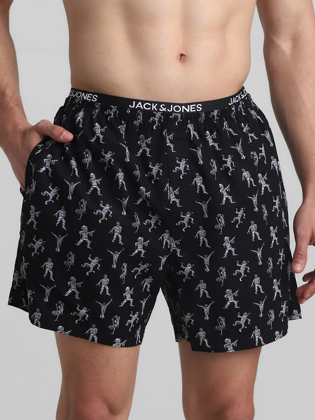 Black Dancing Mummy Print Boxers - Image 4