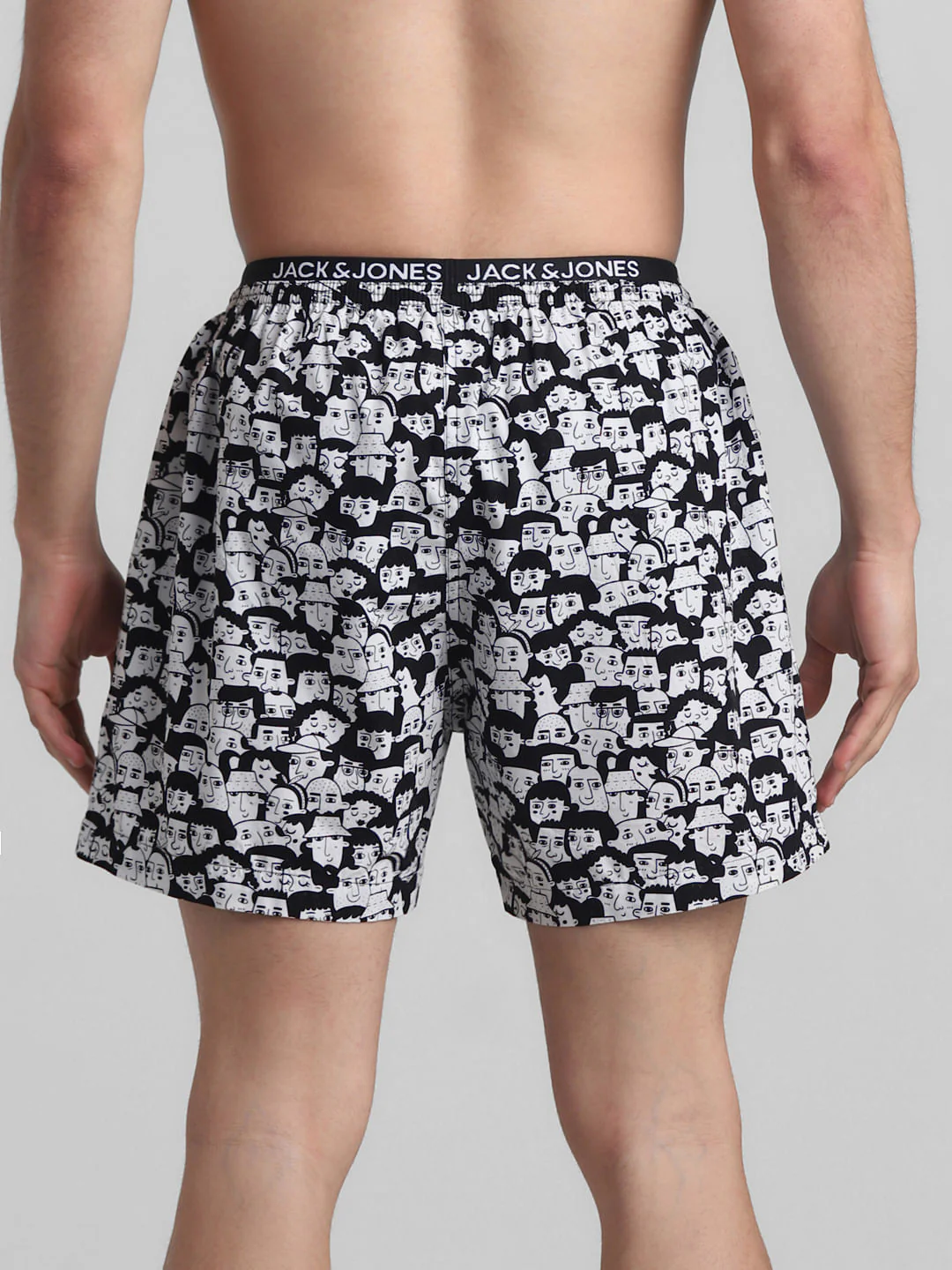 Black & White Printed Boxers - Image 3