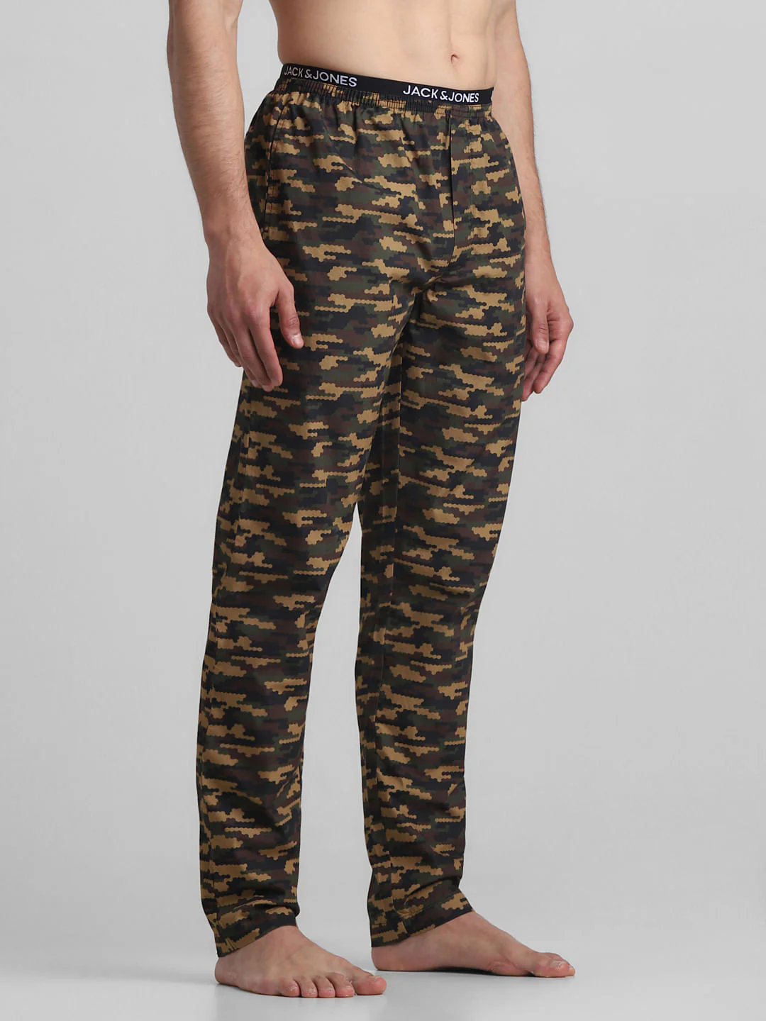 Olive Camo Print Cotton Pyjamas - Image 2