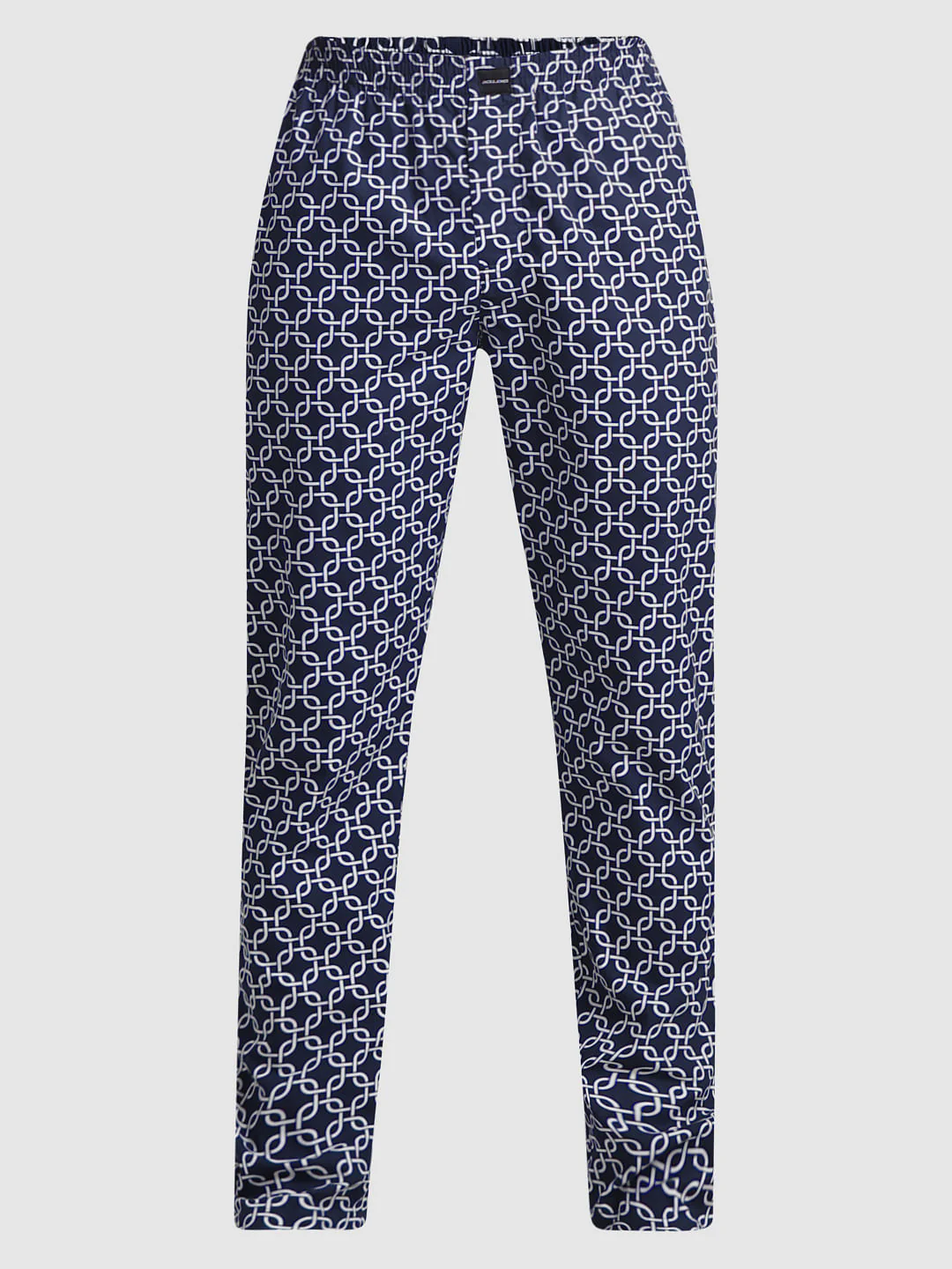 Dark Blue Printed Cotton Pyjamas - Image 6
