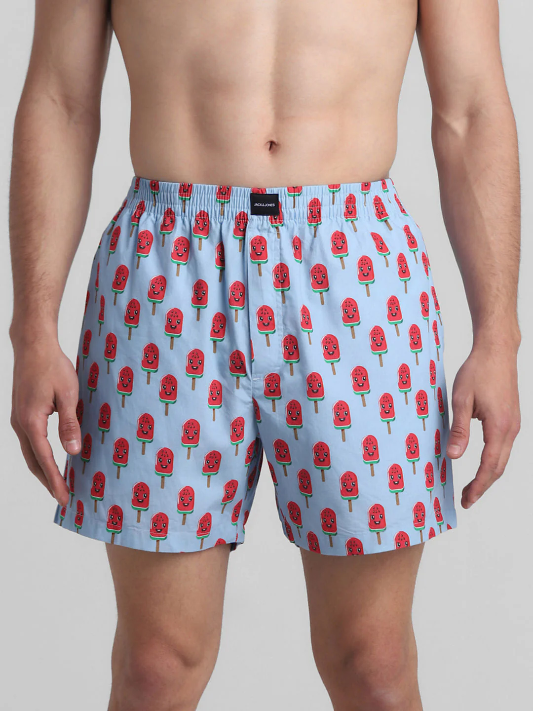 Blue Candy Print Boxers