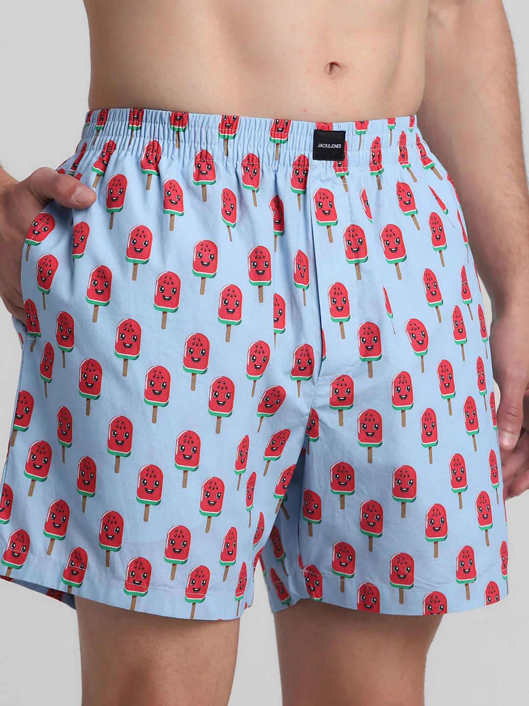 Blue Candy Print Boxers - Image 4